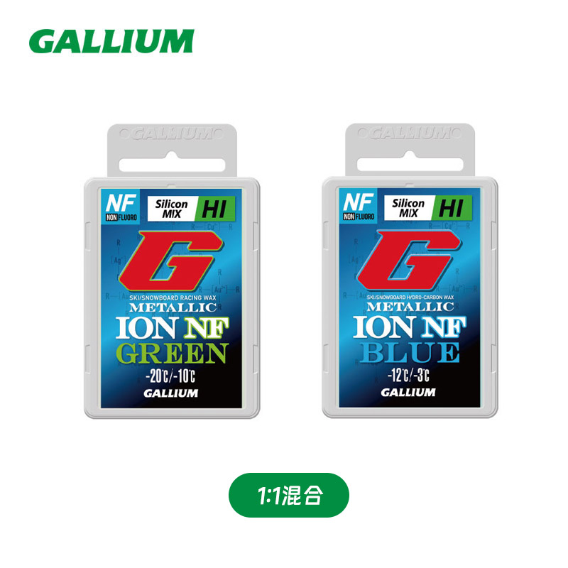 METALLIC ION NF GREEN : METALLIC ION NF BLUE=1:1