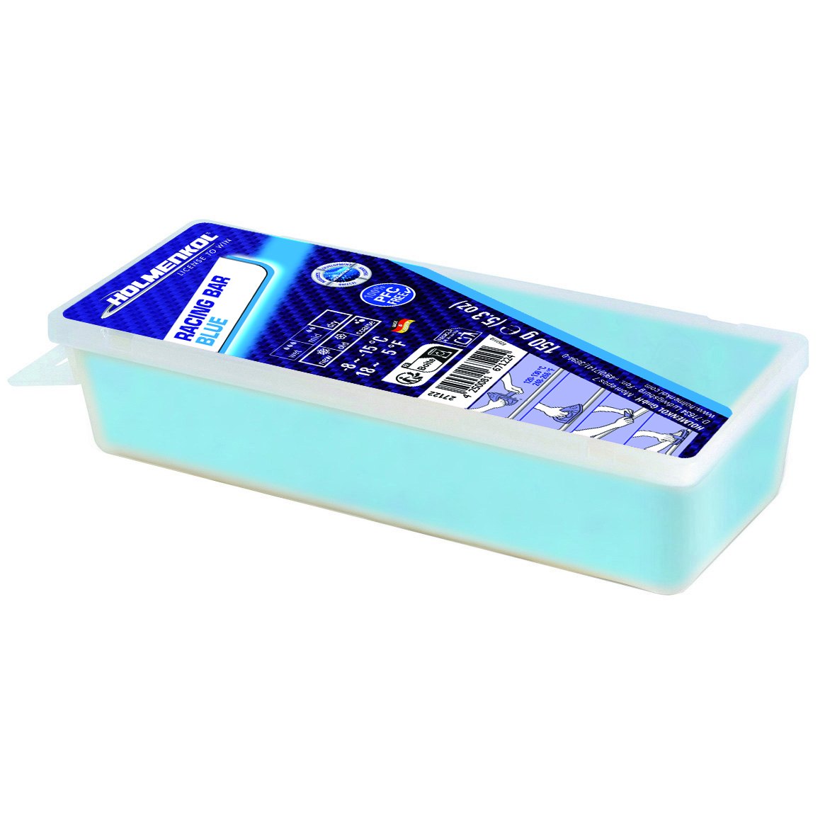 HOLMENKOL 竞技蜡条 蓝（-15~-8℃） · 15g