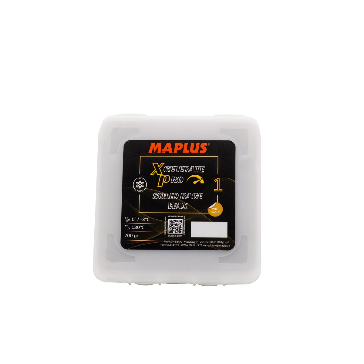 MAPLUS 钼基竞速蜡固体（热雪 -3~0℃） · 50g