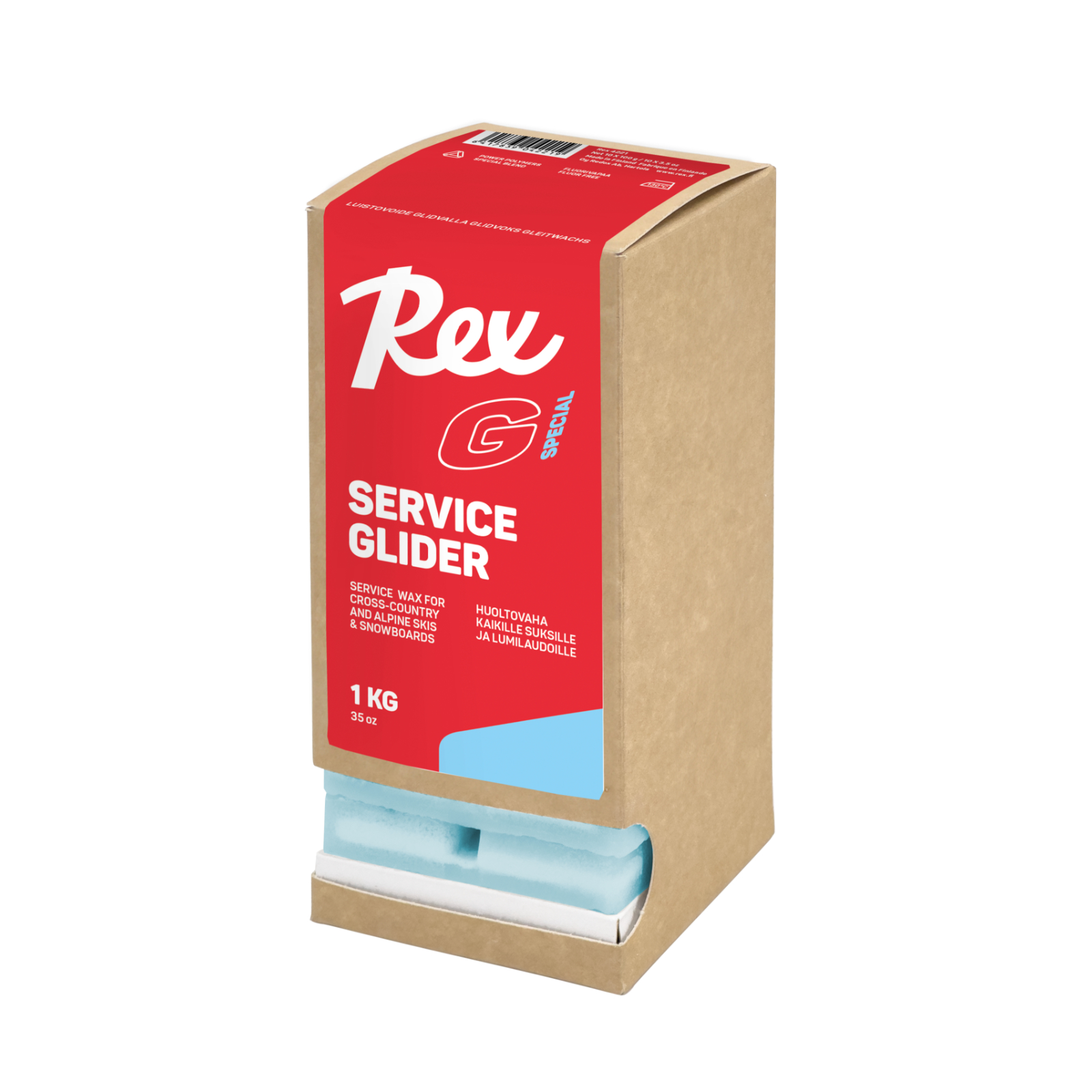Rex 浅蓝特殊用途滑行蜡 1000g