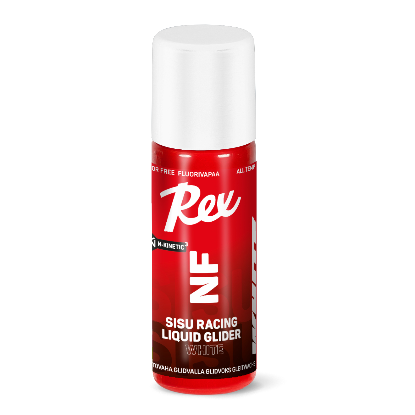 Rex 无氟 Sisu 白色液体滑行蜡 海绵装 60ml
