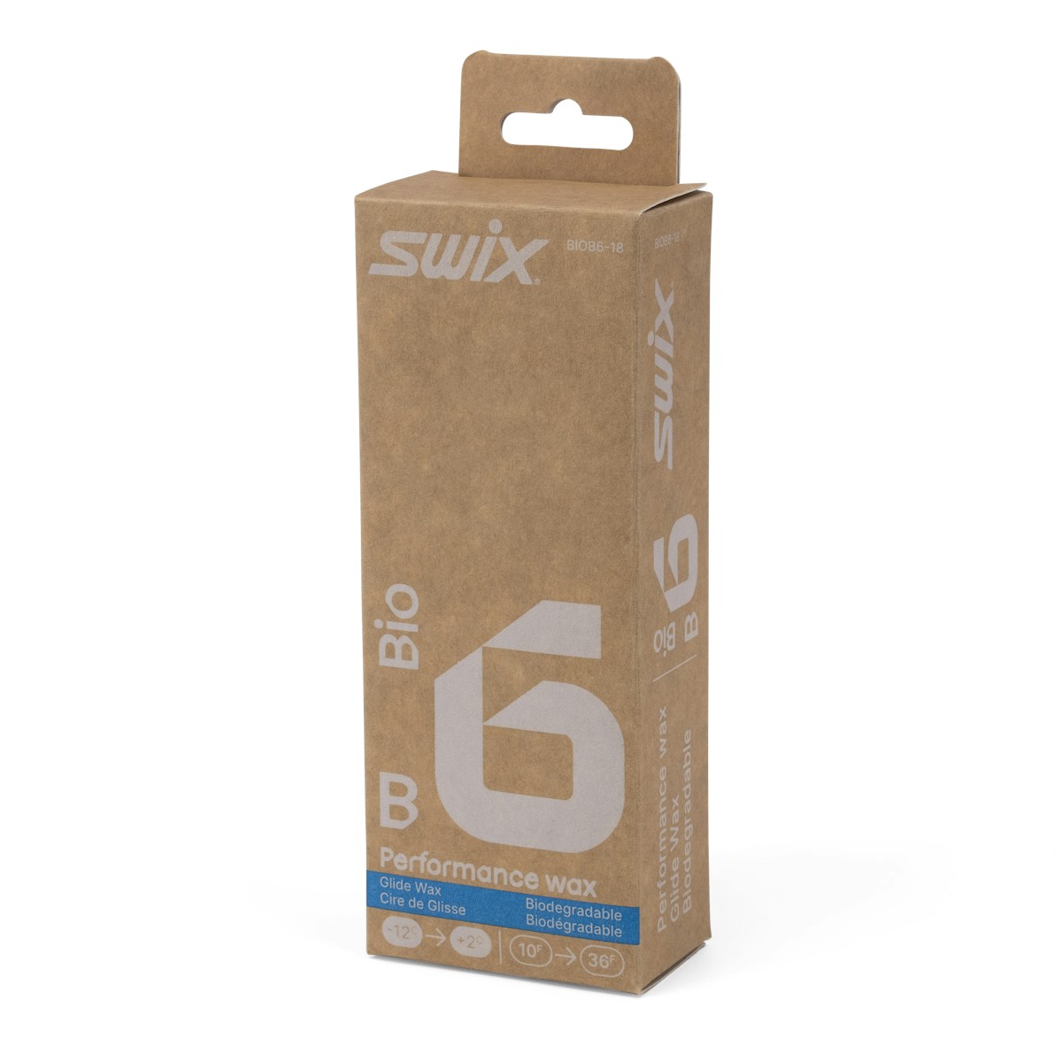 SWIX Bio-B6 性能蜡 BIOB6-18 · 180g