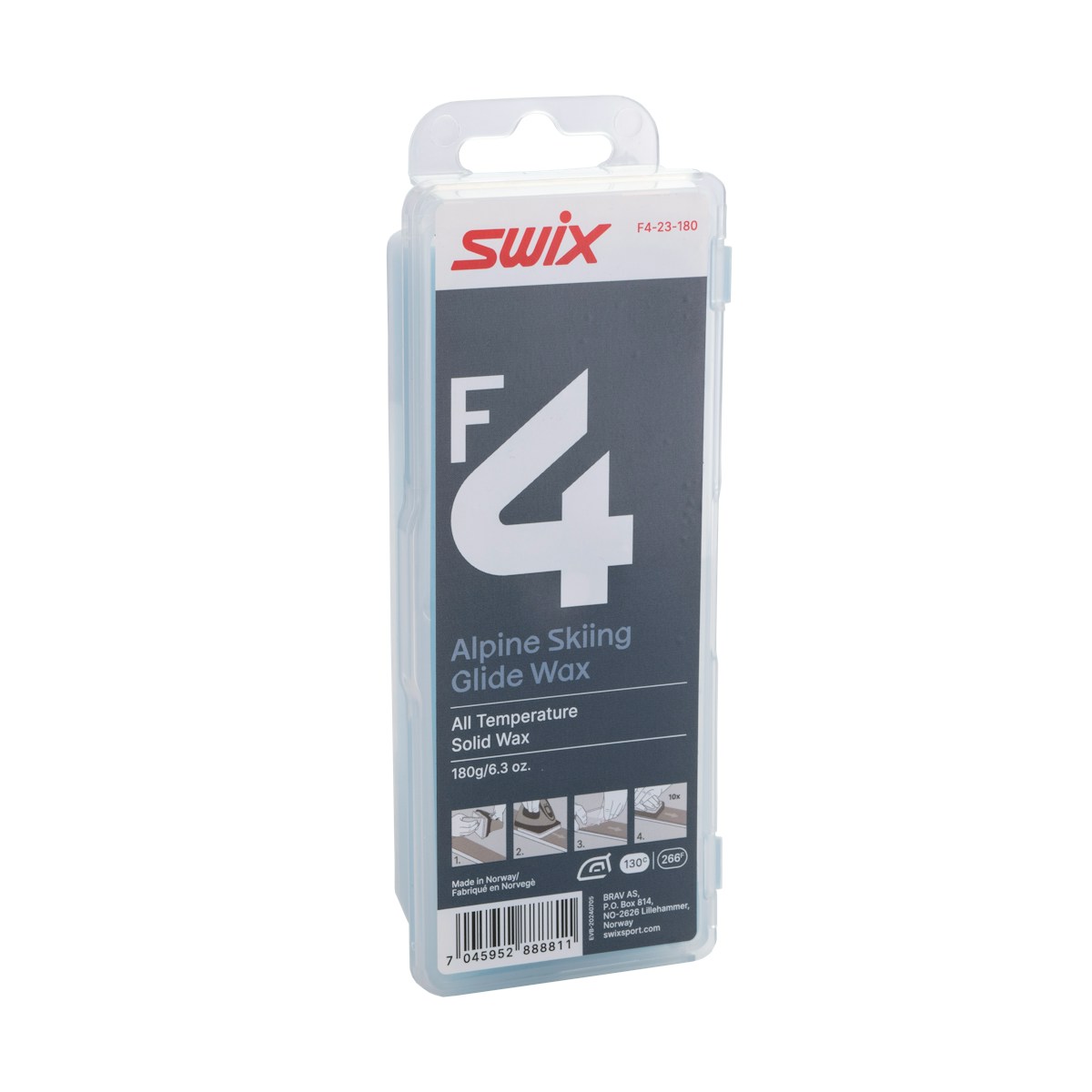SWIX F4滑行蜡 F4-23-180