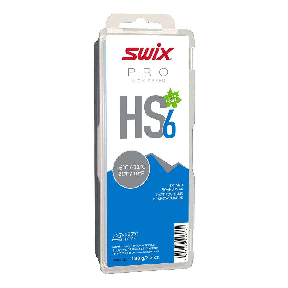 SWIX 无氟快速蜡 HS06-18（-12~-6℃） 图 3