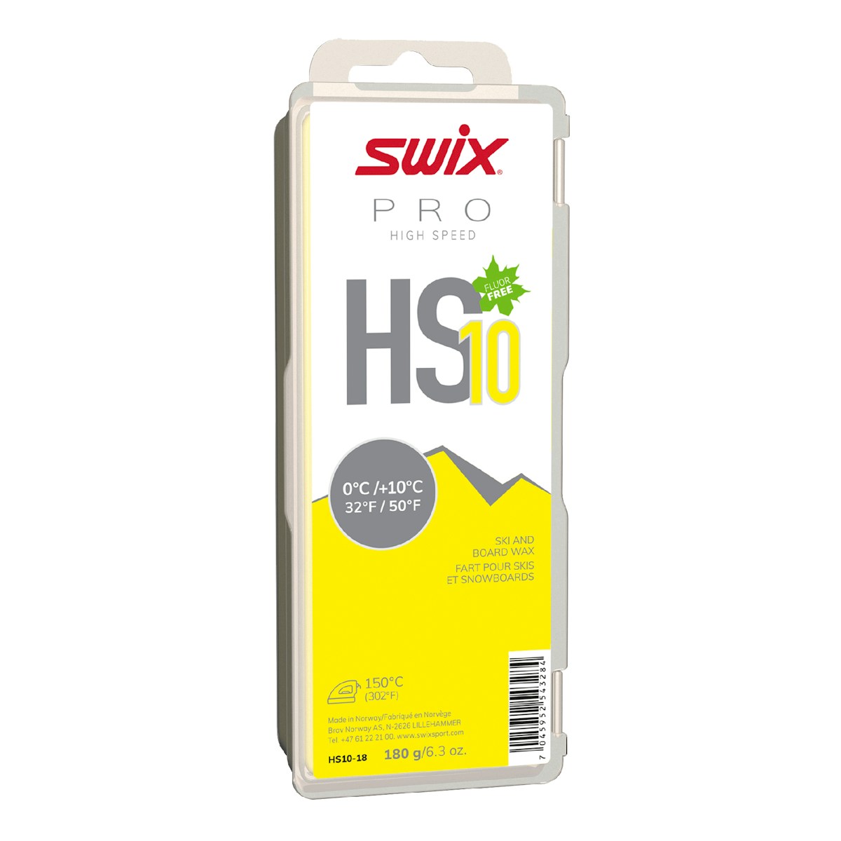 SWIX 无氟快速蜡 HS10-18（0~10℃） 图 3