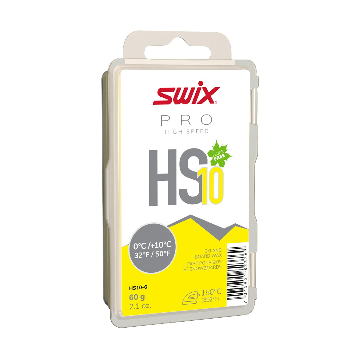SWIX 无氟快速蜡 HS10-6（0~10℃）