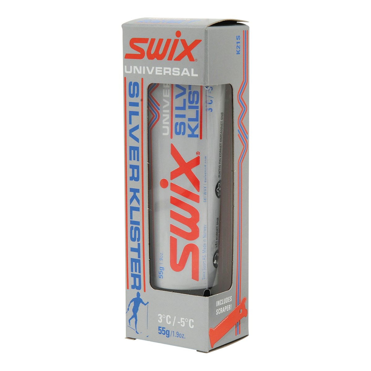SWIX 湿雪蜡 K21S（-5~3℃）