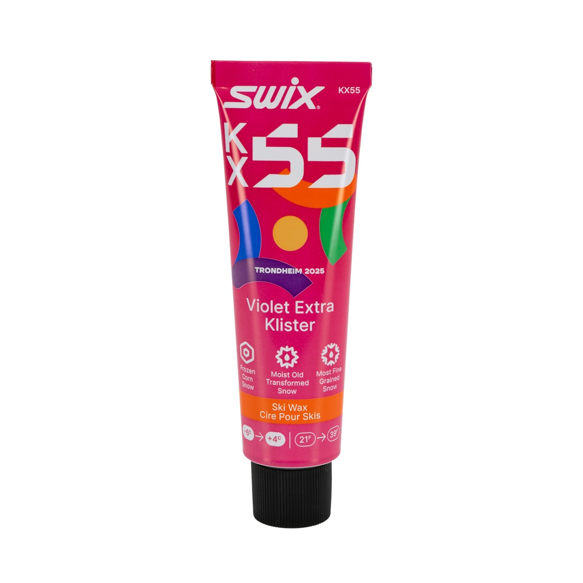 SWIX KX55紫色加强克林蜡 KX55（-6~4℃） · 55g