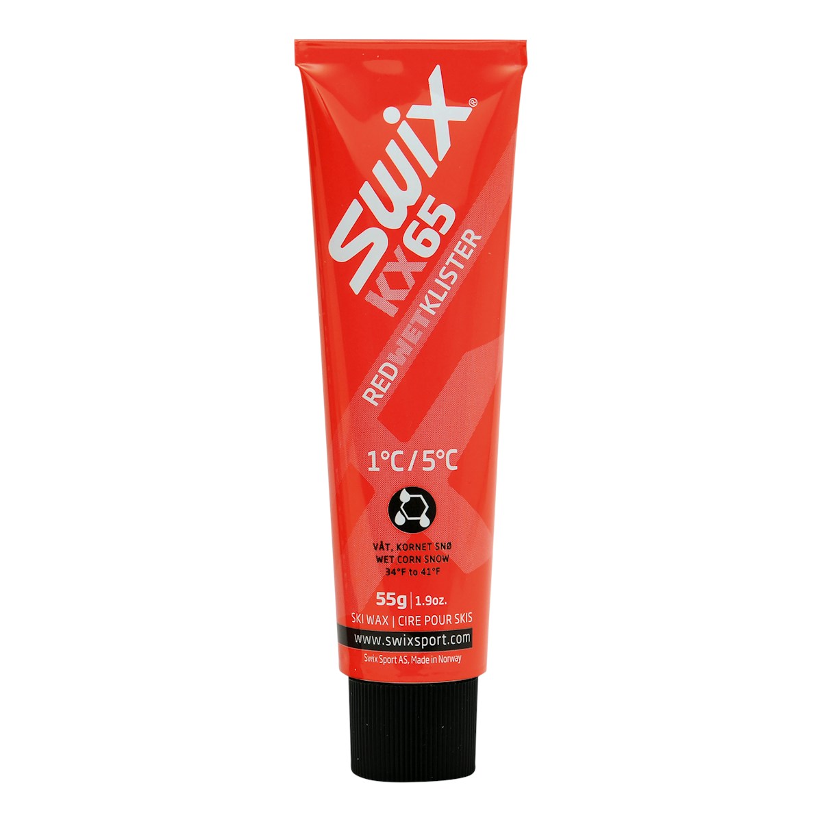 SWIX 湿雪蜡 Kx65（1~5℃）