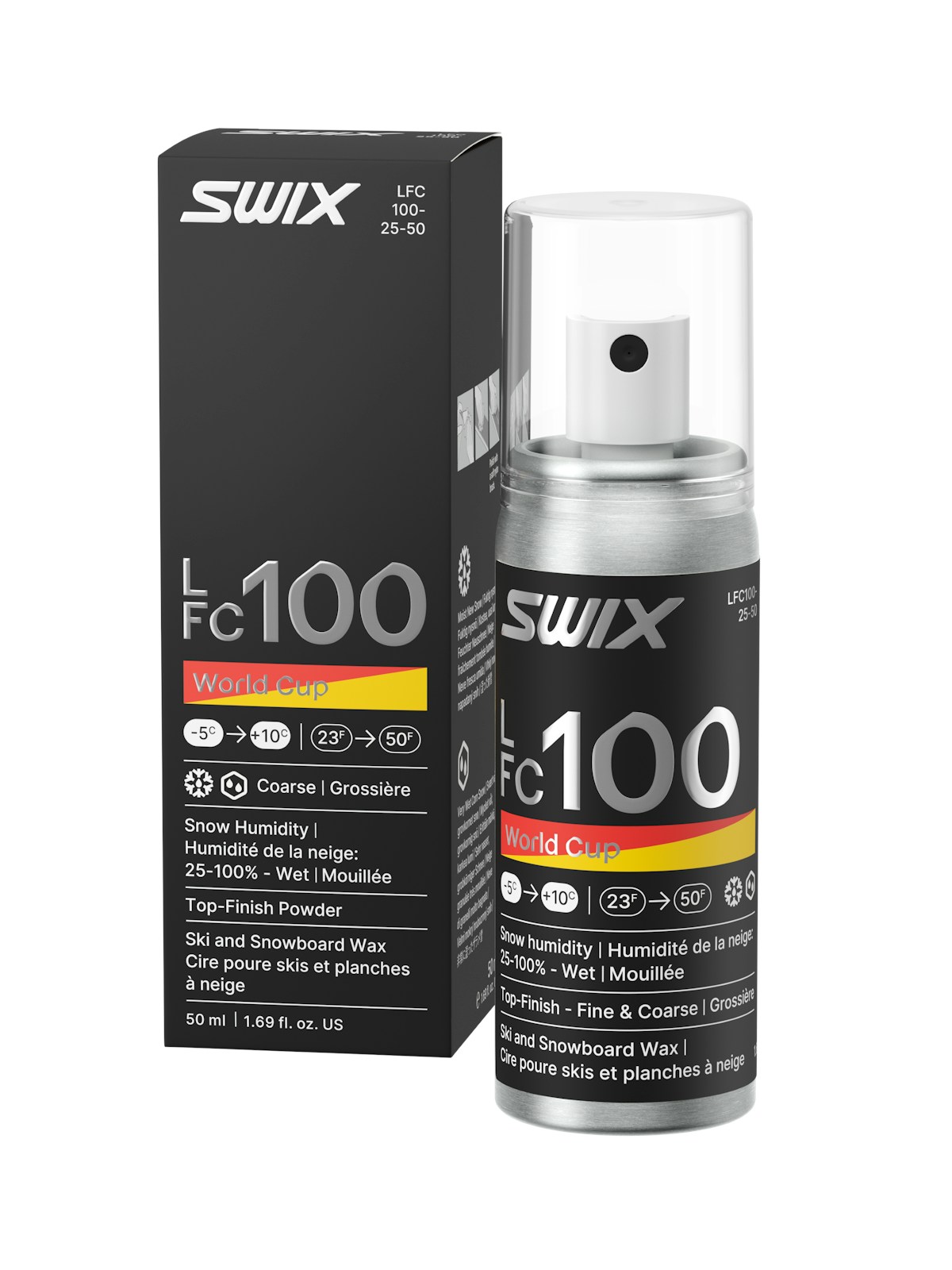 SWIX LFC100 WC 湿雪粗细液体蜡 LFC100-25-50 图 2