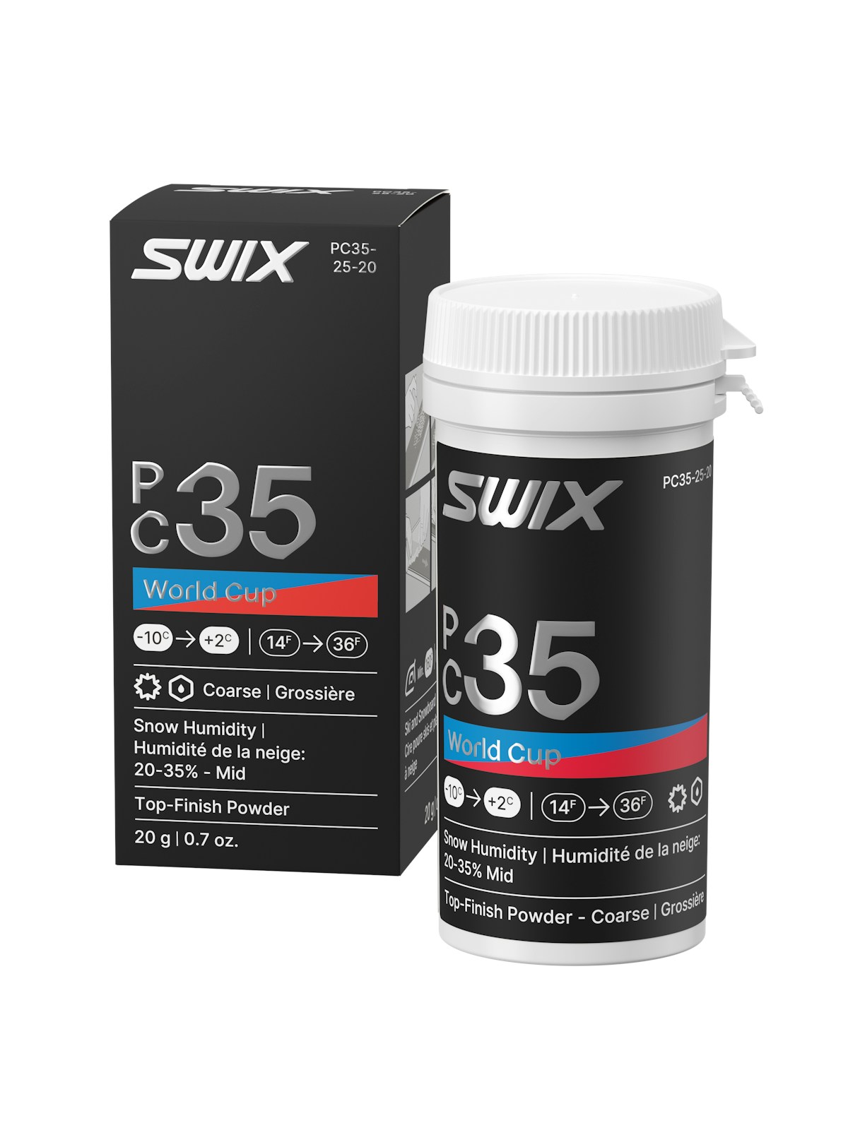 SWIX PC35 WC 中粗粉末蜡 PC35-25-20