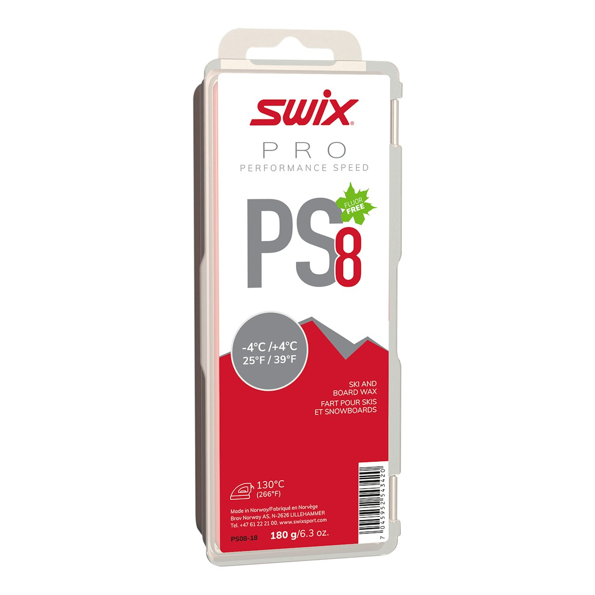 SWIX 无氟性能蜡 PS08-18（-4~4℃） 图 2