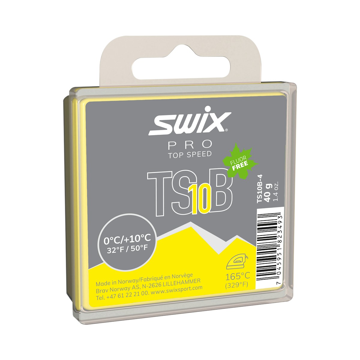 SWIX 无氟极速蜡（黑狼） TS10B-4（0~10℃） 图 2