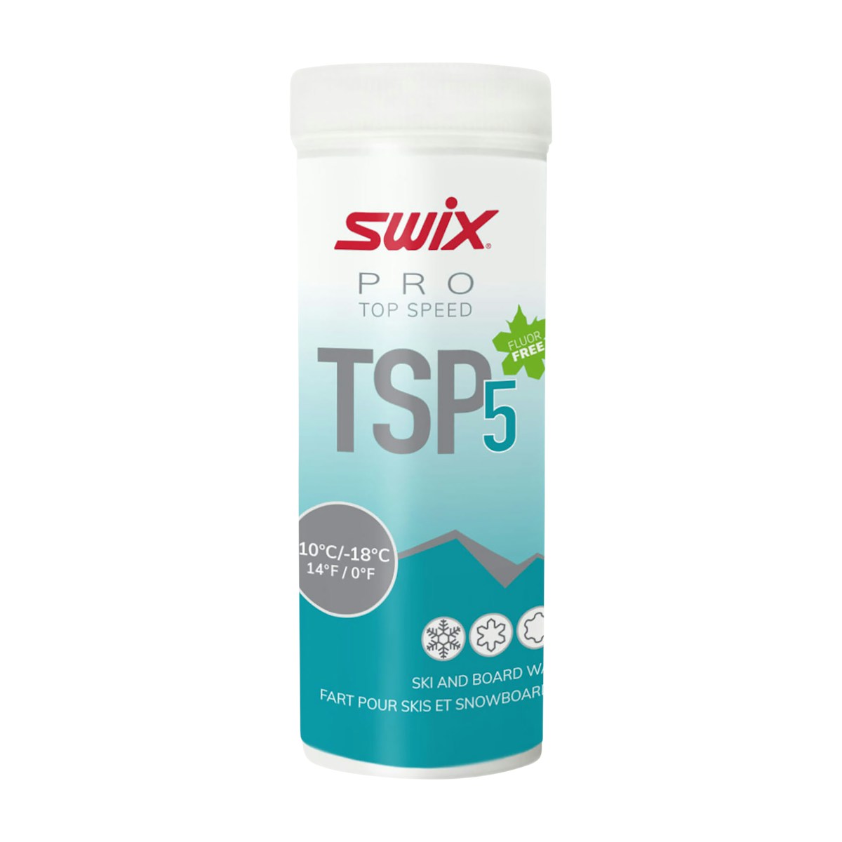 SWIX 无氟粉末蜡 TSP TSP05-4（-18~-10℃） 图 2
