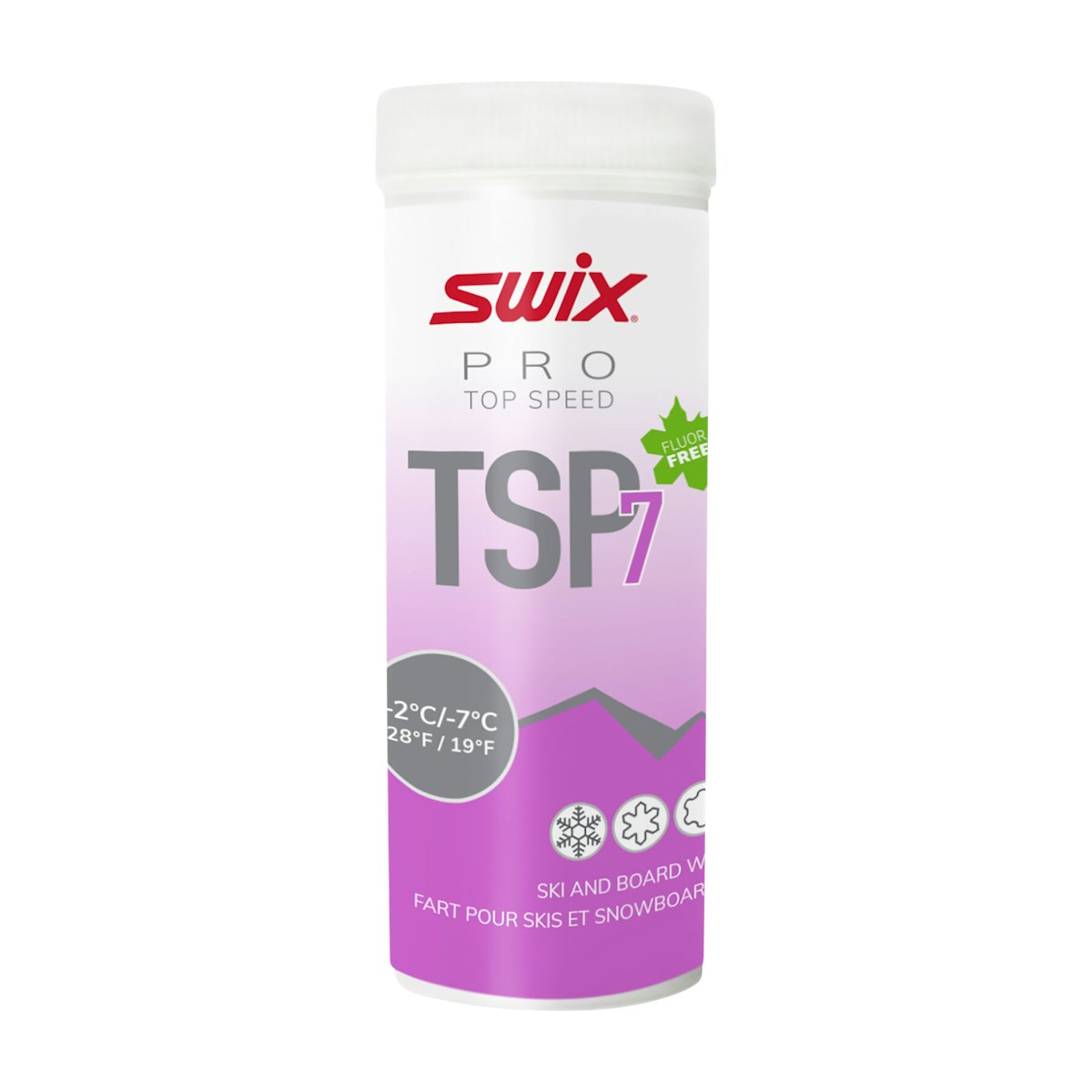 SWIX 无氟粉末蜡 TSP TSP07-4（-8~-2℃）