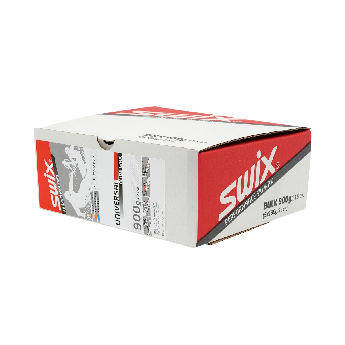 SWIX 通用固体板房蜡 Universal wax 900g. (5x180g) U900 图 3
