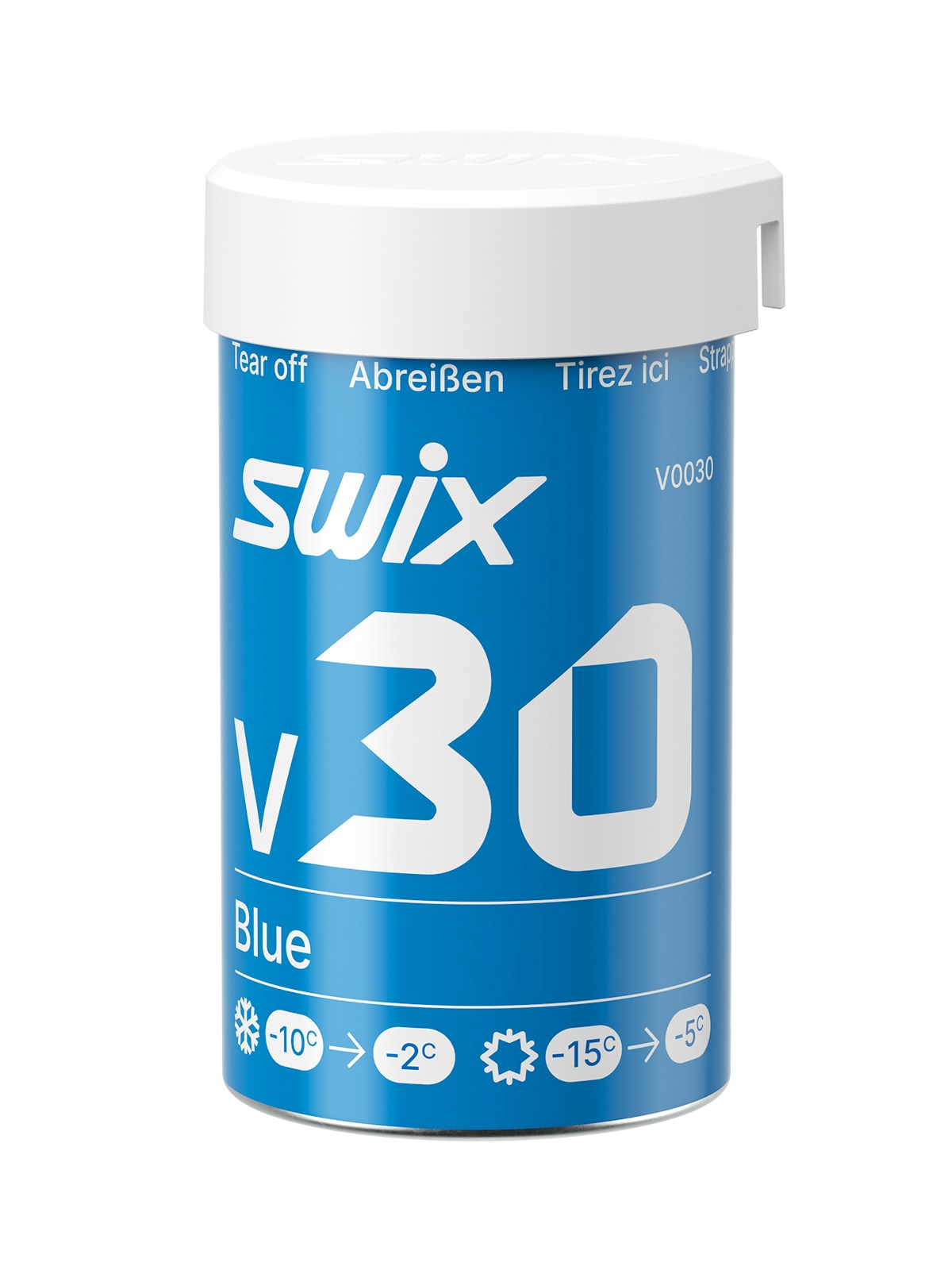 SWIX 硬质防滑蜡 V0030（-15~-5℃）