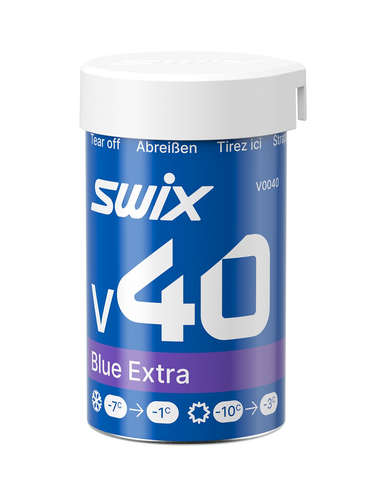 SWIX 硬质防滑蜡 V0040（-10~-3℃）