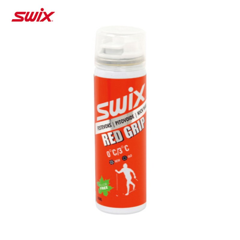 SWIX 液体防滑/抓合蜡 红色 V60LC（0~3℃）