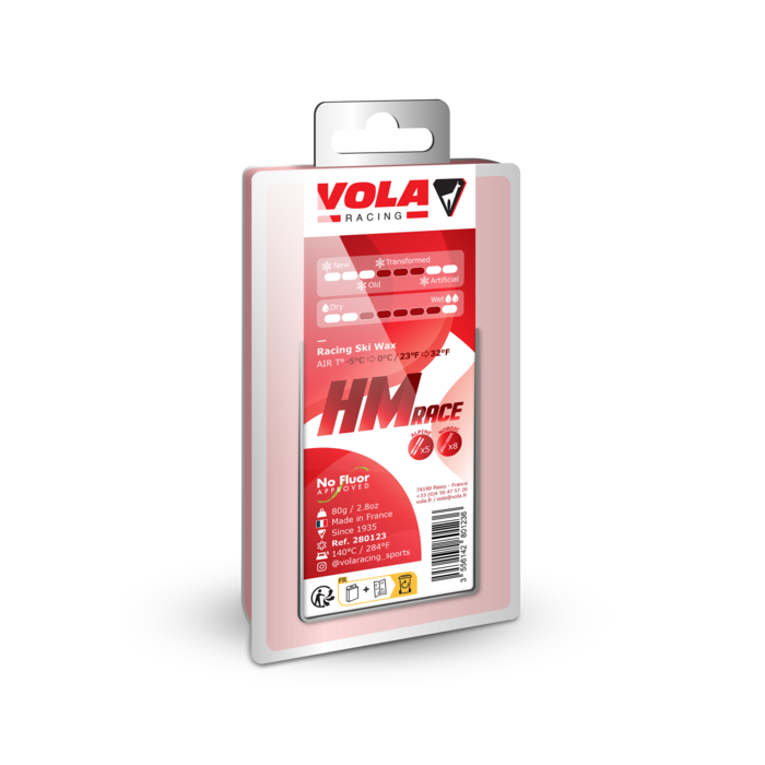 VOLA 红色 HM Race 竞速蜡（-5~0℃） · 80g