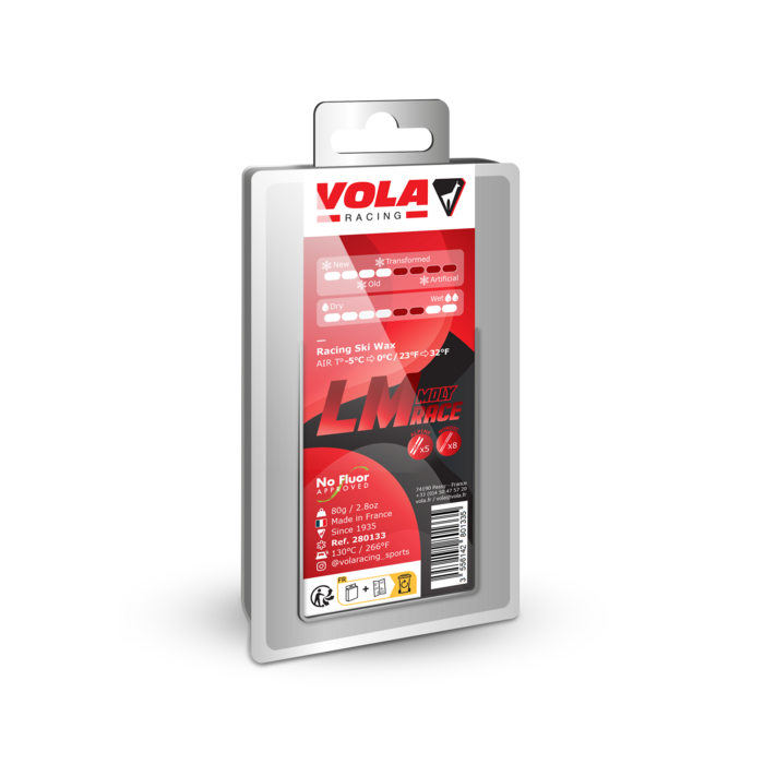 VOLA 红色 LM Moly 竞速蜡（-5~0℃） · 80g