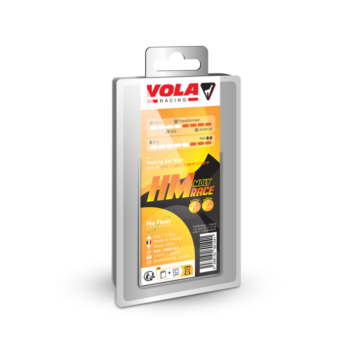 VOLA 黄色 HM Moly 竞速蜡（-2~10℃） · 80g
